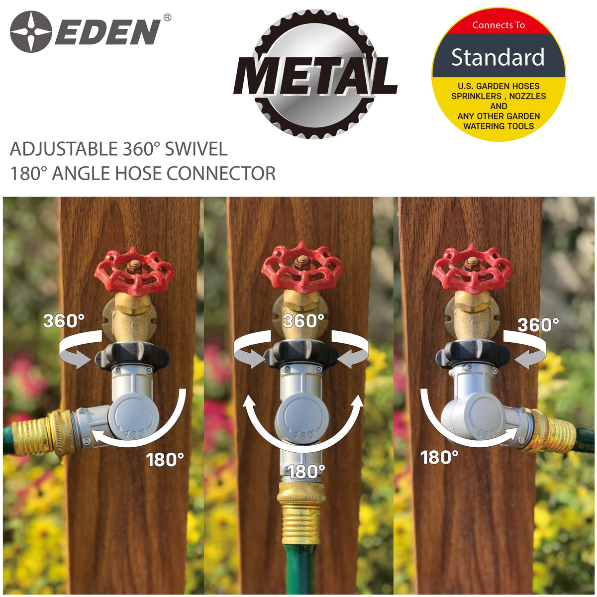 Eden 20051 TPR grip assists easy attachment to faucet