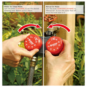 Eden 25124 manual on/off feature provides on-demand faucet control.