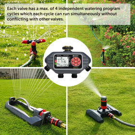 Eden 93413 leakproof zinc inlet with filter for durable outdoor use