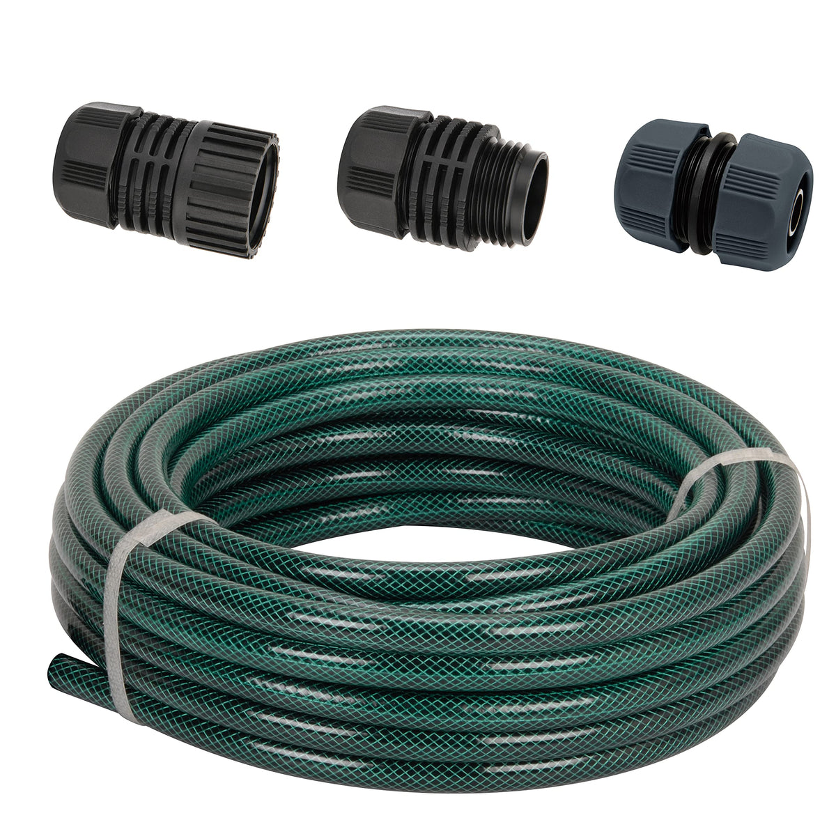 Eden 94051 rubber hose 50ft with braided durability for garden use.
