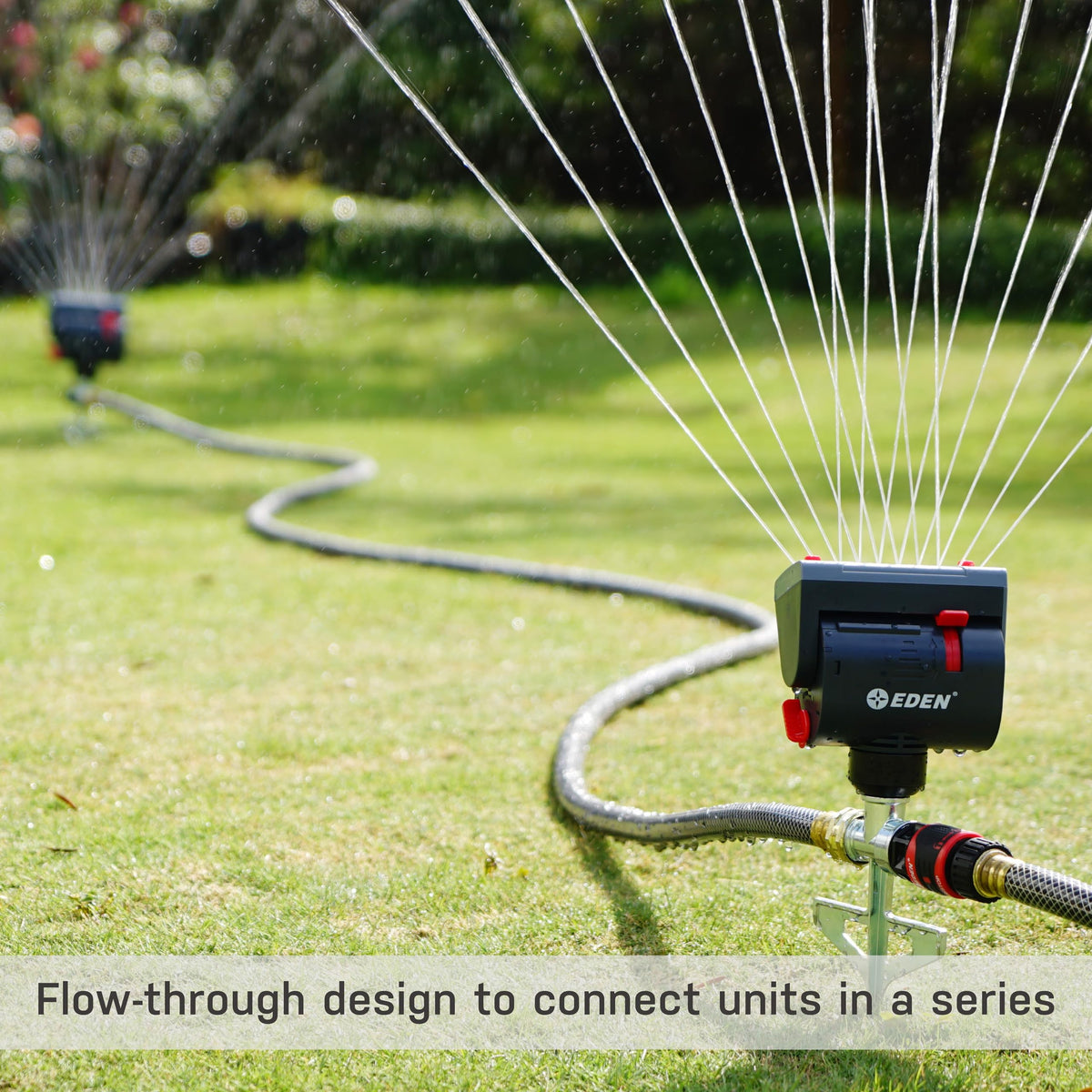 Eden 94145 with flow control dial and Quick Connect for precise watering.