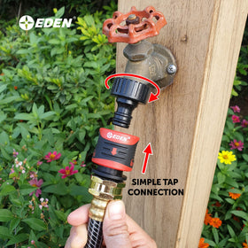 Eden 95210 ergonomic soft-grip handle provides comfortable handling.