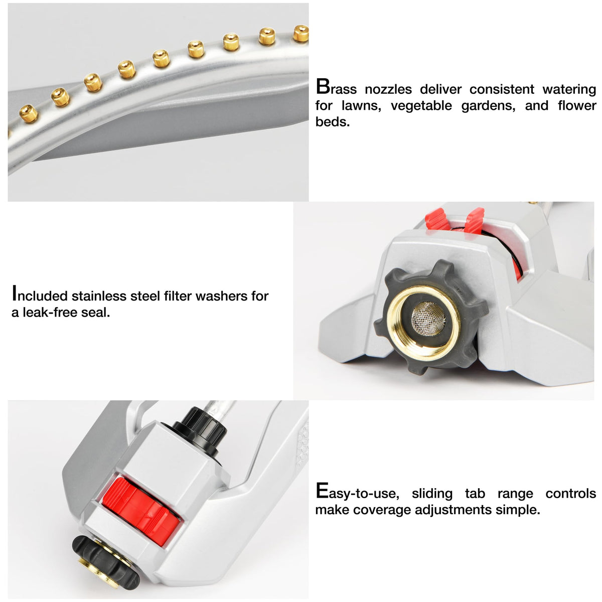 Eden 96218 built-in nozzle cleaning tool helps prevent clogs