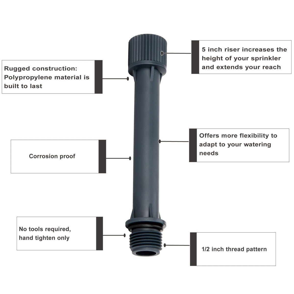 Eden 99999 ten-piece set expands coverage across sprinklers.