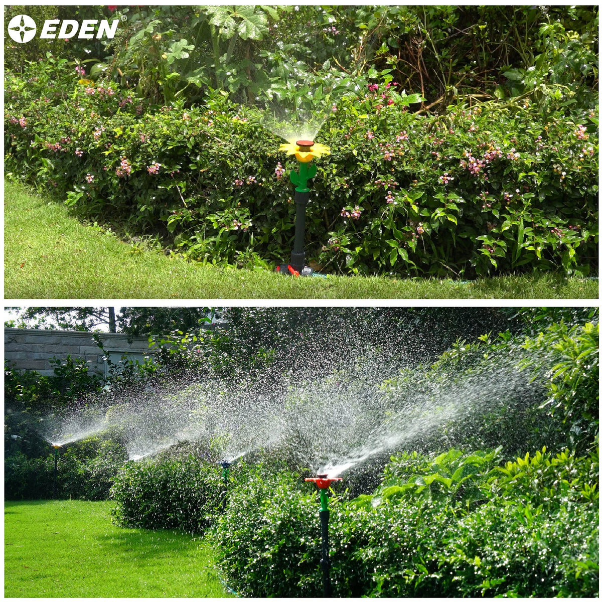 Eden Daisy high-efficiency nozzles support water-saving irrigation.