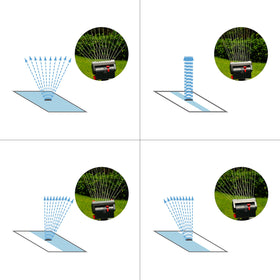 Eden durable metal base provides stable, rust-resistant support.