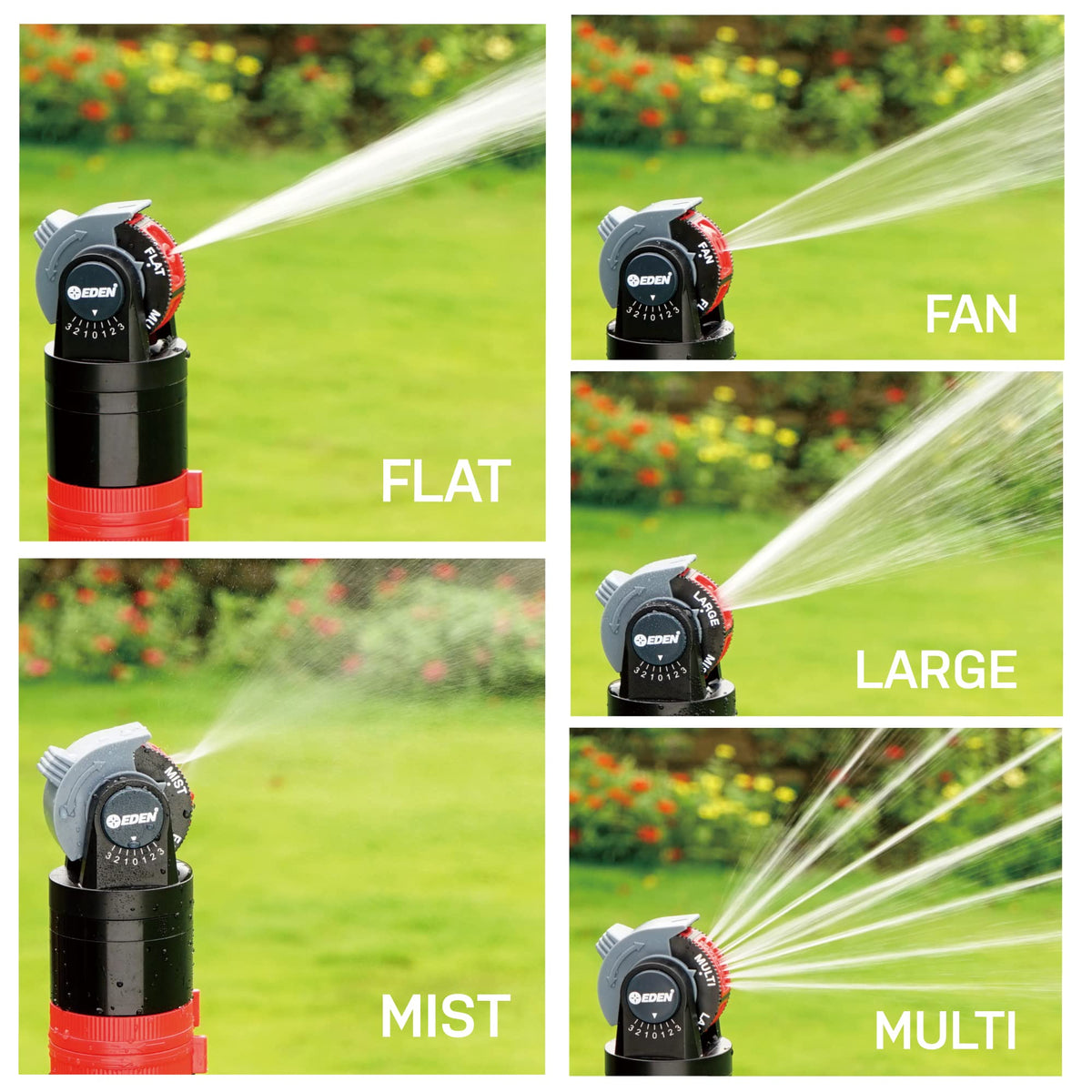 Eden misting function provides cooling for hot-day outdoor gatherings