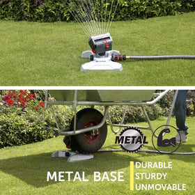 Eden twenty clog-resistant nozzles provide even coverage.