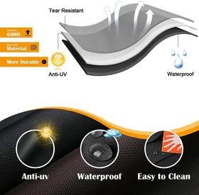 EDIBIN smoker cover with water-repellent finish for quick cleaning