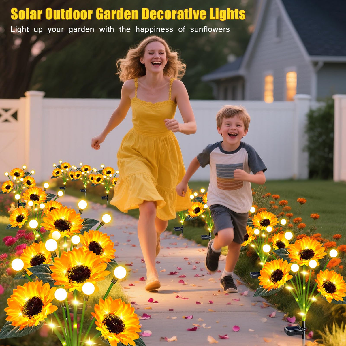 EDOF upgraded solar panel delivers longer illumination after full sun.