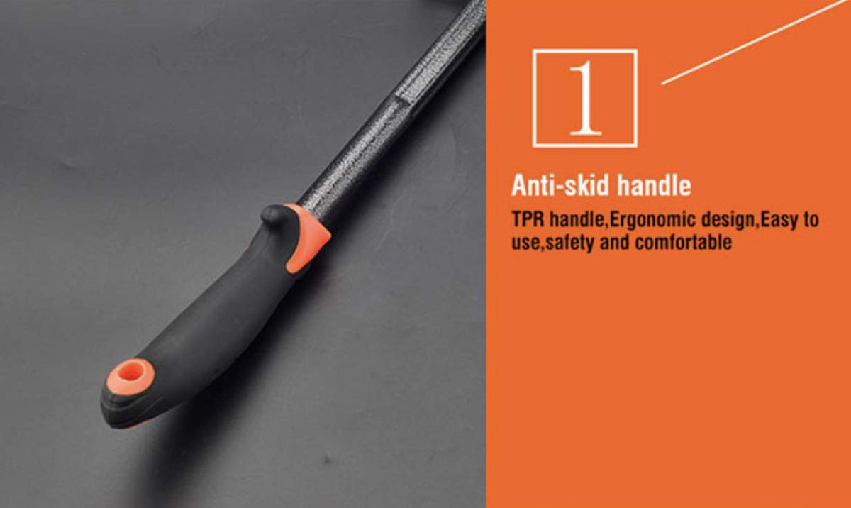 Edward Tools hand hoe with powder-coated finish to resist rust