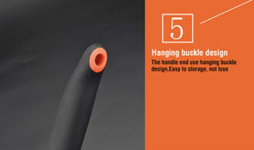 Edward Tools carbon steel hoe in rocky soil demonstrates durability