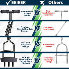 EEIEER one-piece bottom structure enhances durability and reduces breakage.