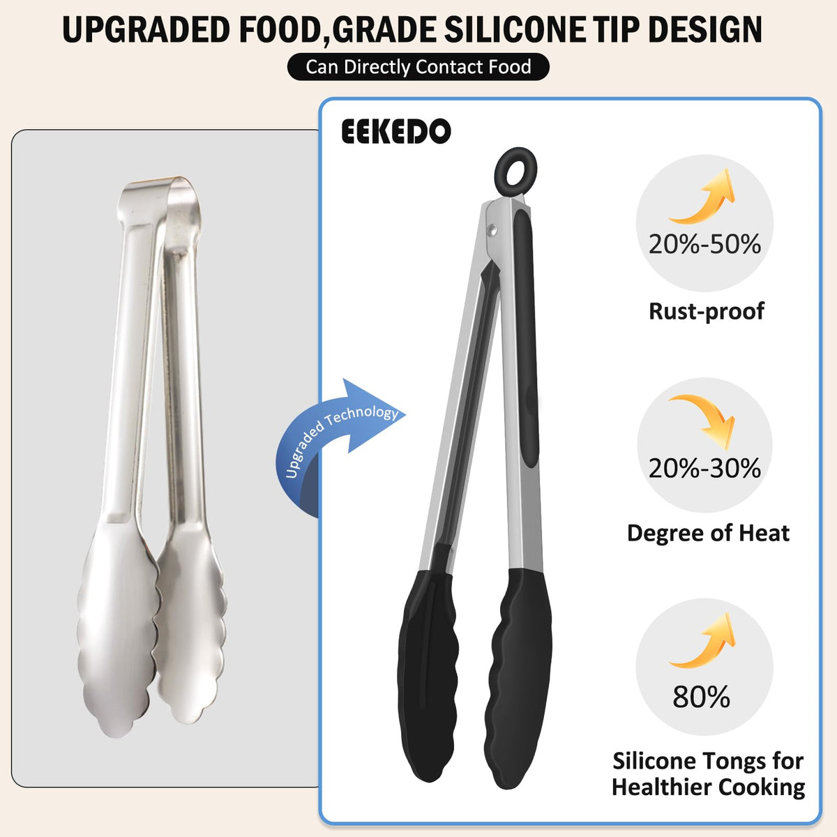 EEKEDO tongs climate pledge-friendly materials with recycled content