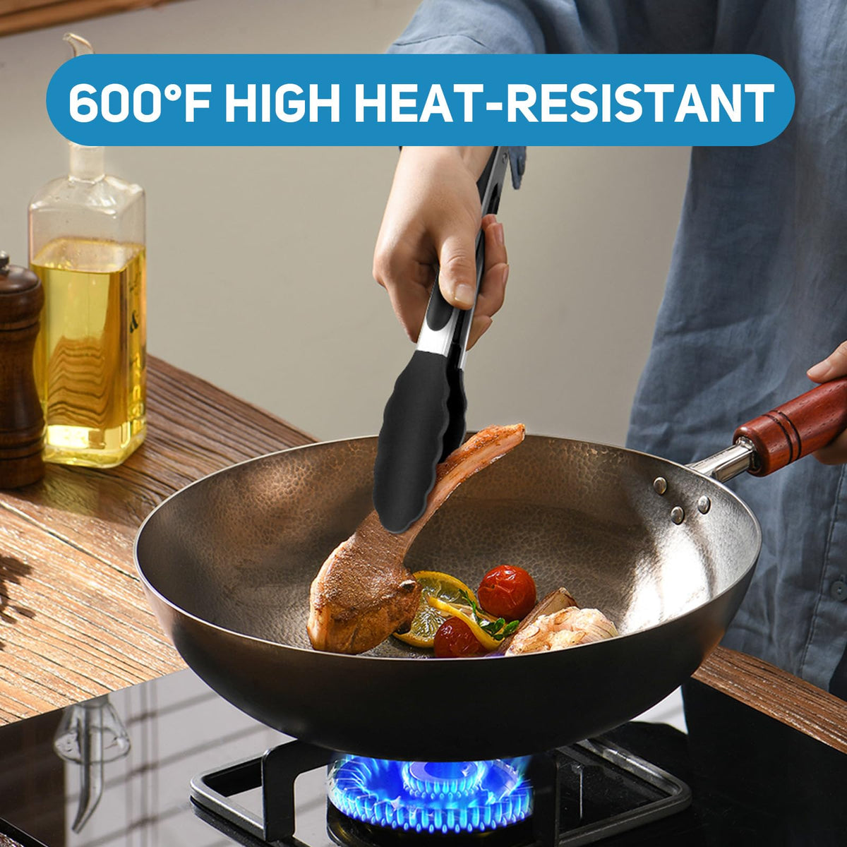 EEKEDO tongs dishwasher-safe for easy cleanup