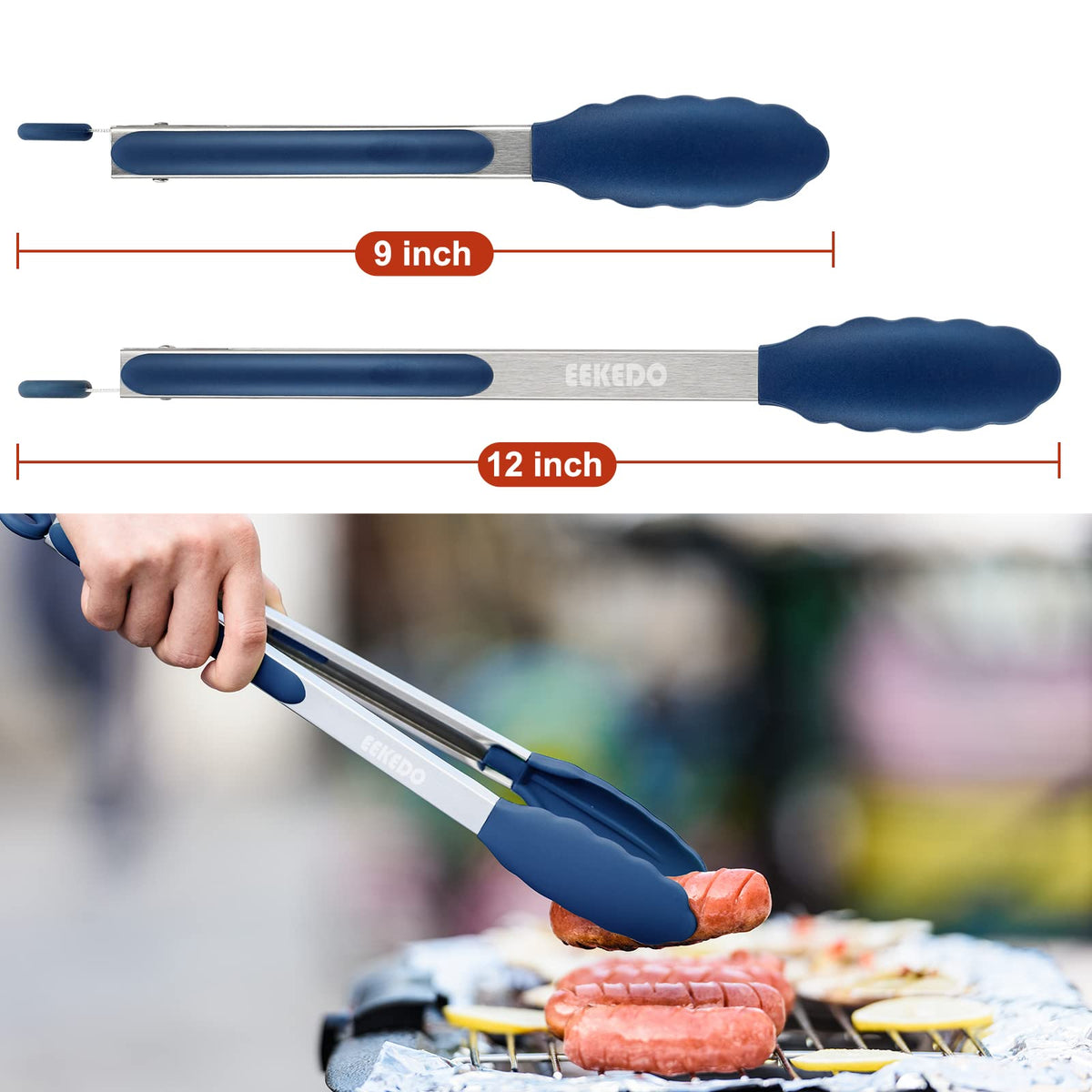 Heat resistance up to 600°F for hot cooking tasks.