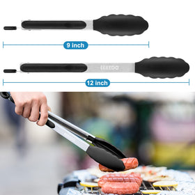 EEKEDO tongs grilling and frying versatile kitchen tool