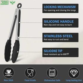 EEKEDO tongs locking mechanism in action for compact storage