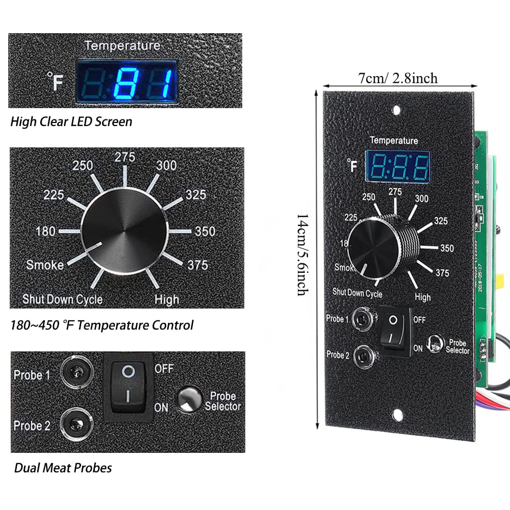 Eeranzoy RTD temperature sensor provides accurate reading for consistent results.