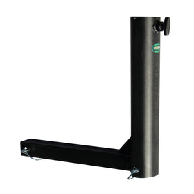 EEZ RV Products hitch mount holds Starlink pole securely in a 2-inch receiver for on-the-go use.