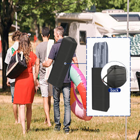 EEZ RV Products mat can be used indoors for temporary living spaces.