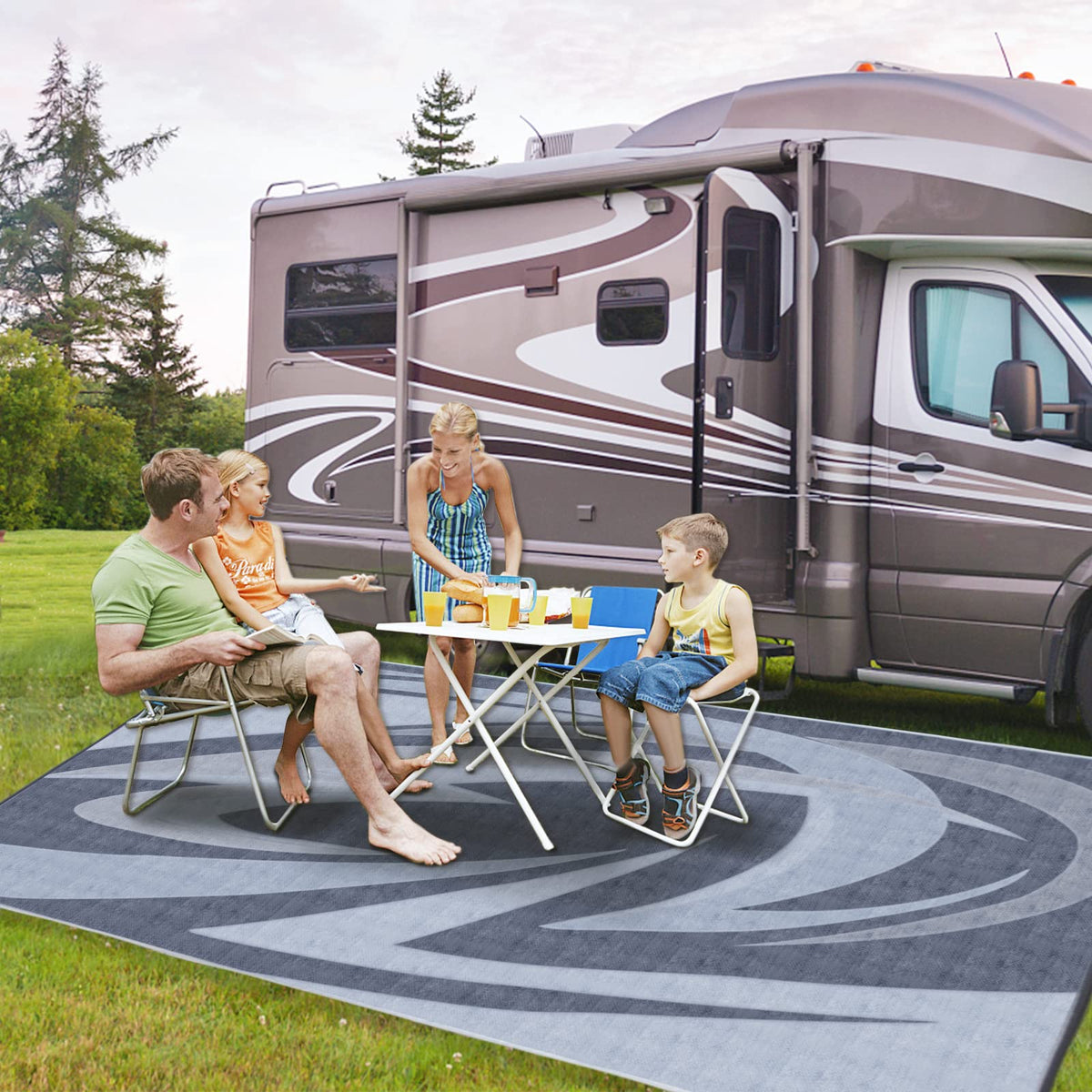 EEZ RV Products close-up texture highlights non-slip surface for safe walking.
