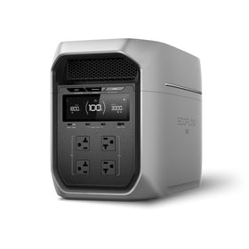 EF ECOFLOW Delta 3 Max Plus front view highlights compact home backup power.