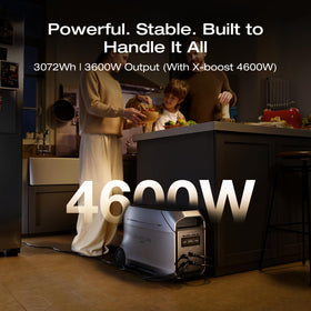 EF ECOFLOW Delta 3 Ultra Plus expandable capacity supports longer trips.