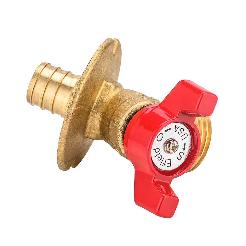 EFIELD MHT outlet 3/4 in, versatile hose connection.