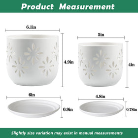EFISPSS Orchid Pot designed for indoor and outdoor use on shelves or patios.