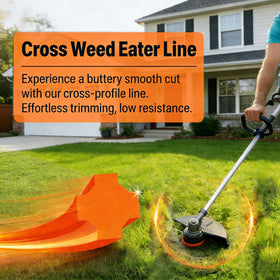 efrozen bright orange line enhances visibility for precise cutting.