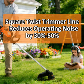 Long-lasting nylon construction resists wear for extended lawn care sessions.