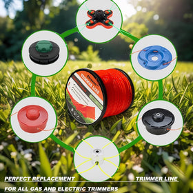 Quiet operation reduces noise during neighborhood lawn care tasks.