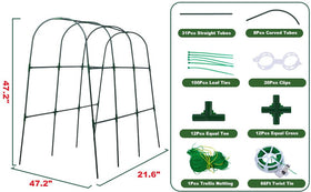 efulycozyy Heavy-Duty Frame supports robust climbing plants through seasons