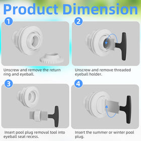 Egepon ergonomic grip design ensures easy plug removal with reduced hand fatigue.