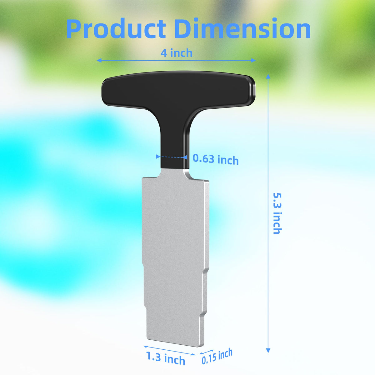 Egepon in-ground pool return jet removal tool demonstrates reliable performance on common fittings.
