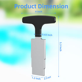 Egepon in-ground pool return jet removal tool demonstrates reliable performance on common fittings.