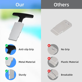 Egepon metal eyeball-seat removal tool showcases durable construction for long-lasting pool upkeep.