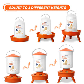 Eggluuz Anti-tip design helps keep chicks safe and the setup stable