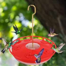 Eggs Sound leakproof hummingbird feeder prevents spills for tidy outdoor feeding.