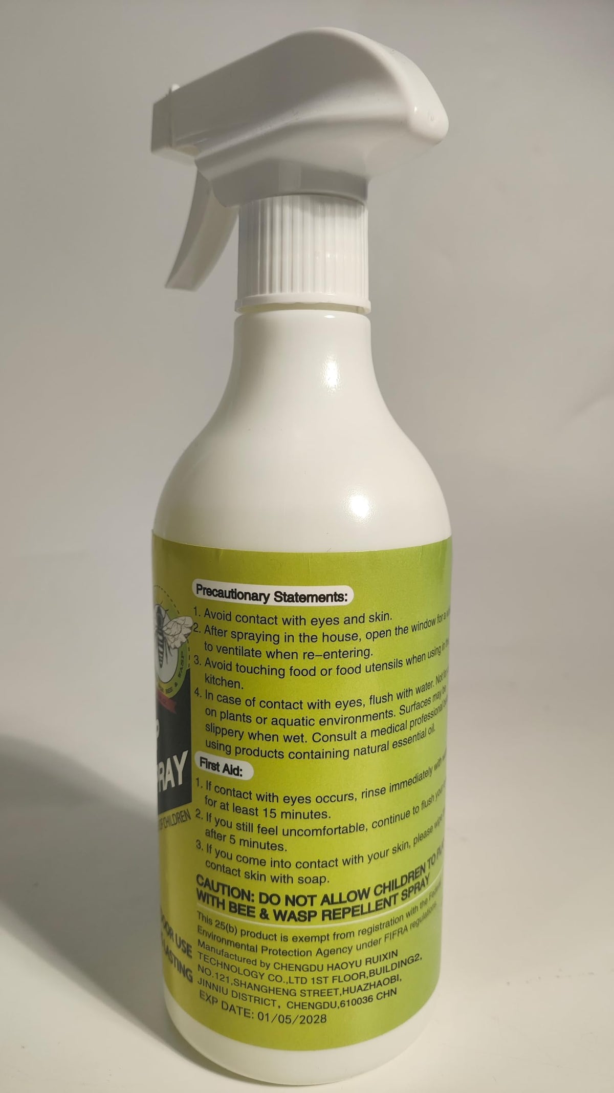 Eglagen 24-hour dry time indicating treated area readiness