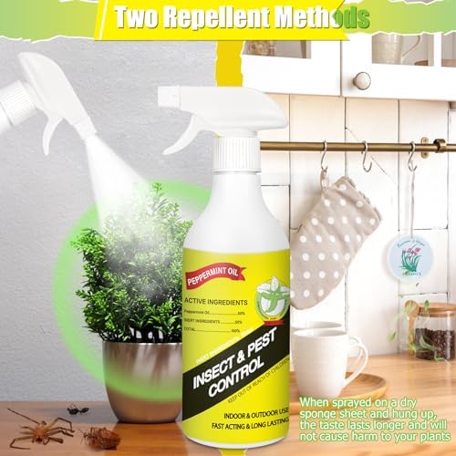 Eglagen natural plant-based formula bottle highlights peppermint scent for repelling pests