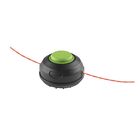 EGO Power+ AH1300 spool closeup shows prewound 17 ft line for ready replacement.