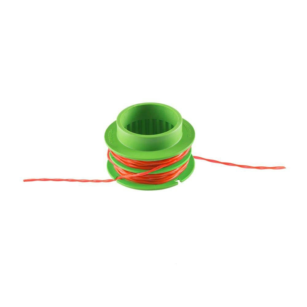 EGO Power+ AS1300 spool packaging with pre-wound line and Easy-Wrap.