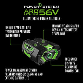 EGO Power+ 56V Standard Charger for fast, efficient charging.