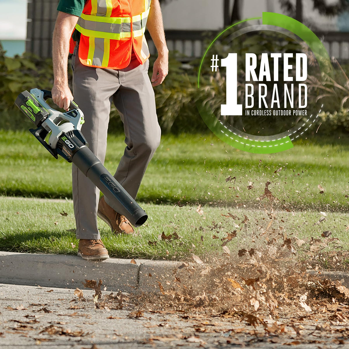 EGO Power+ LB5300 showcases 110 mph air speed for fast yard cleanup