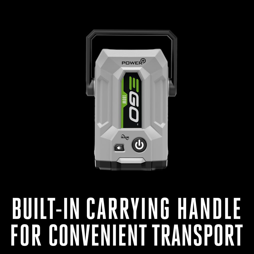 EGO Power+ inverter with USB-C PD port for fast device charging.