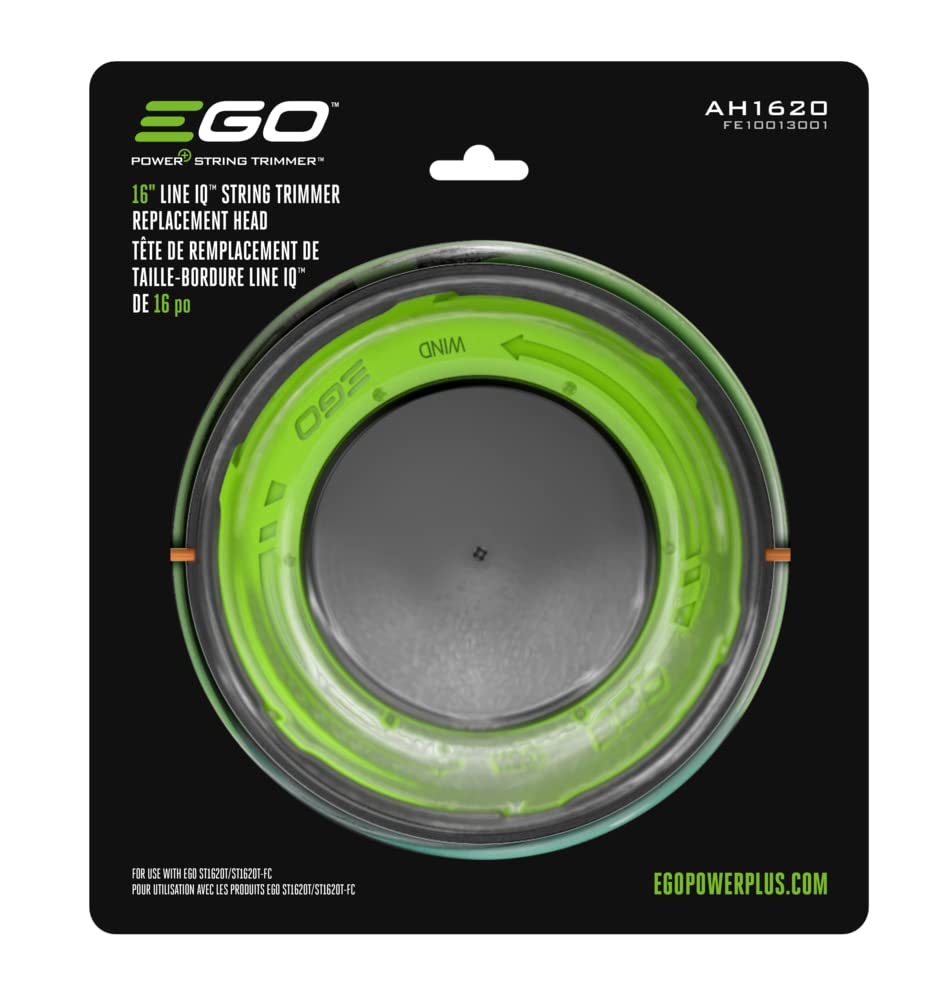 EGO Power+ replacement head with LINE IQ for 16-inch trimming efficiency.