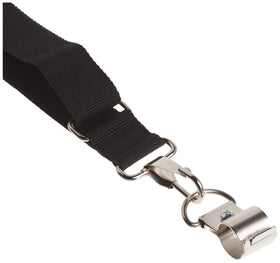 Padded EGO Power+ shoulder strap providing extra comfort on the shoulder.