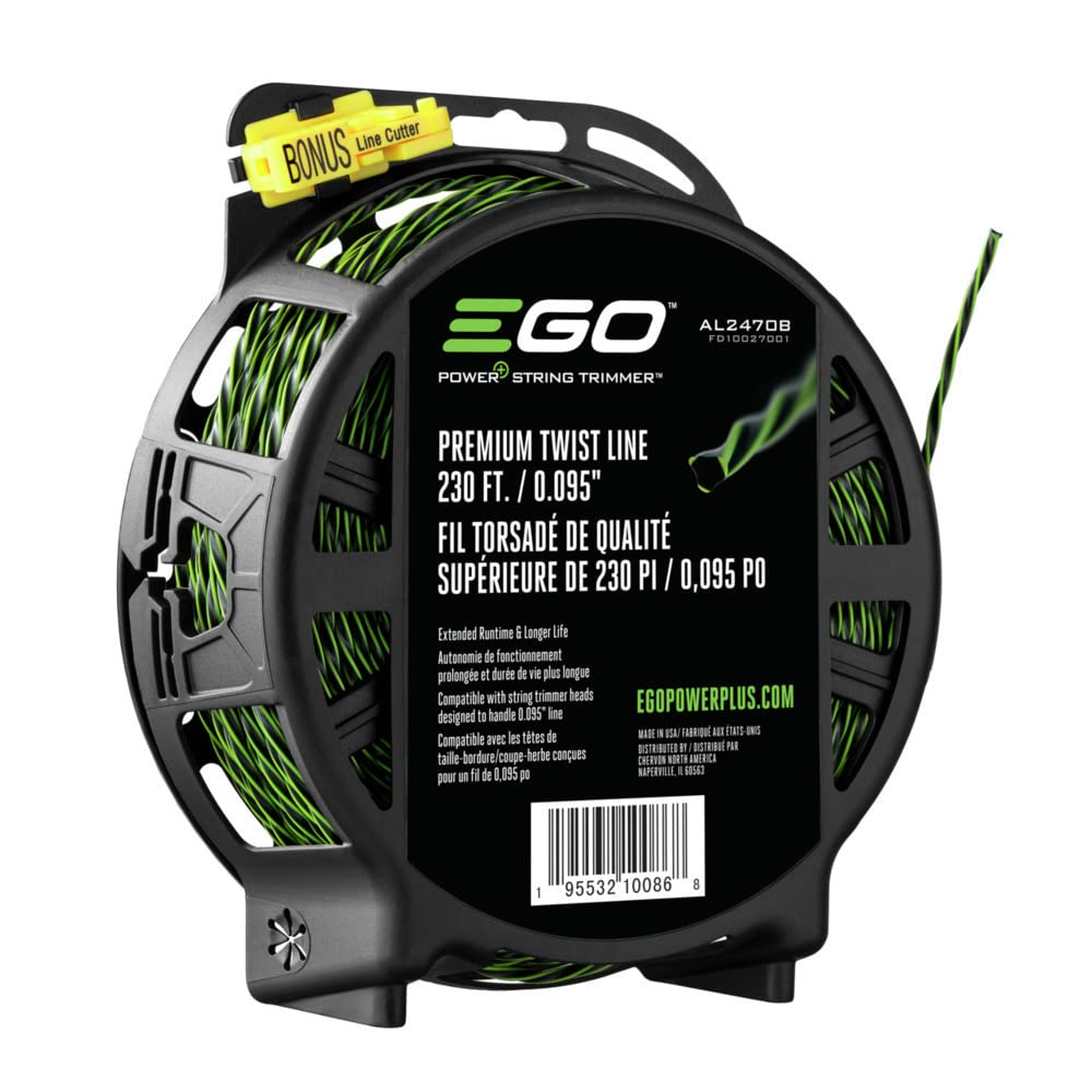 EGO Power+ Twist Line in action delivering clean cuts on tough grass